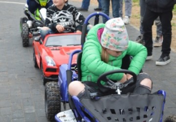 Bērnu autoskolas apmācību laukuma atklāšana Kūku pagastā