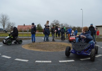 Bērnu autoskolas apmācību laukuma atklāšana Kūku pagastā