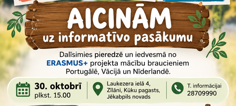 Aicinām uz pieredzes un ideju apmaiņas pēcpusdienu!