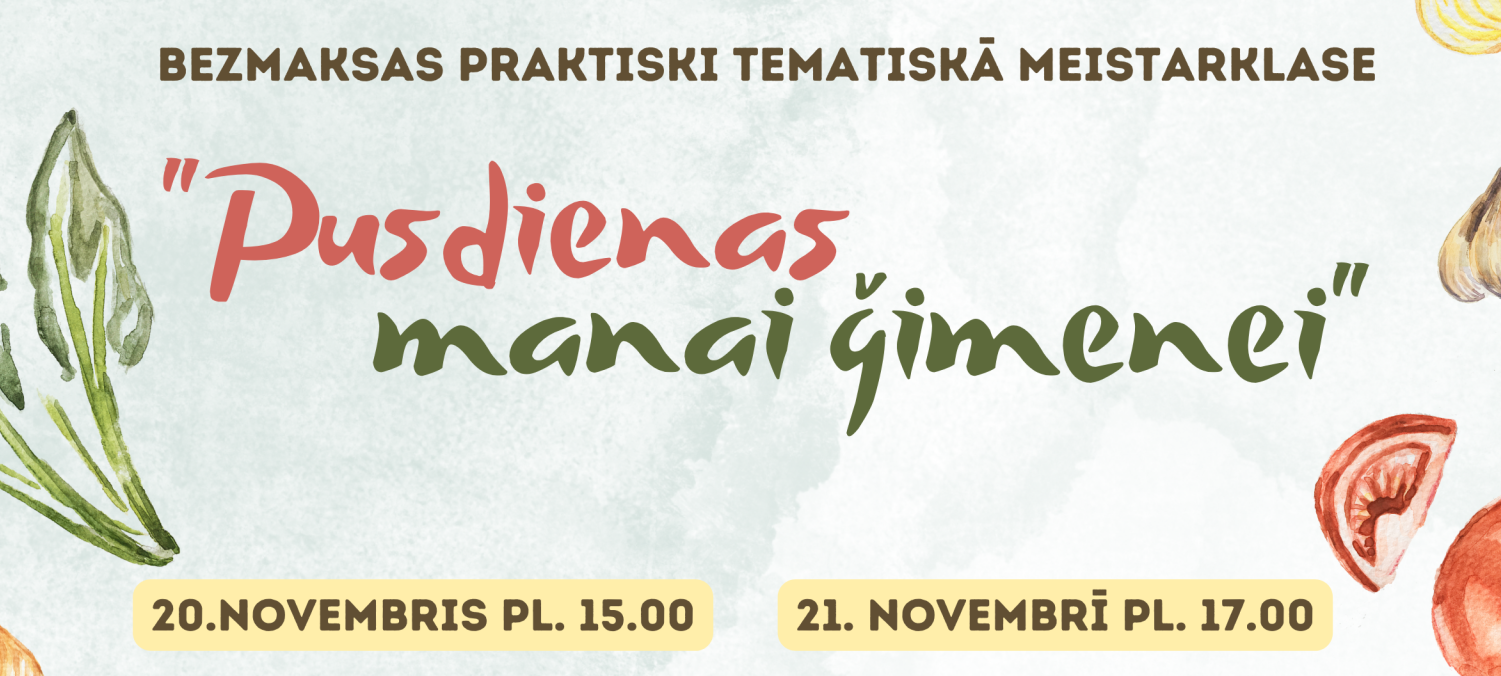 Bezmaksas praktiskā meistarklase 