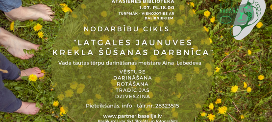Sāksies nodarbību cikls “Latgales jaunuves krekla šūšanas darbnīca”